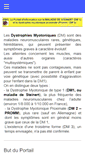 Mobile Screenshot of maladiedesteinert.info